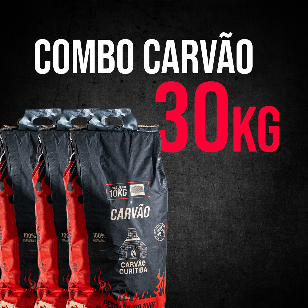 Combo de Carvão: 3x10kg